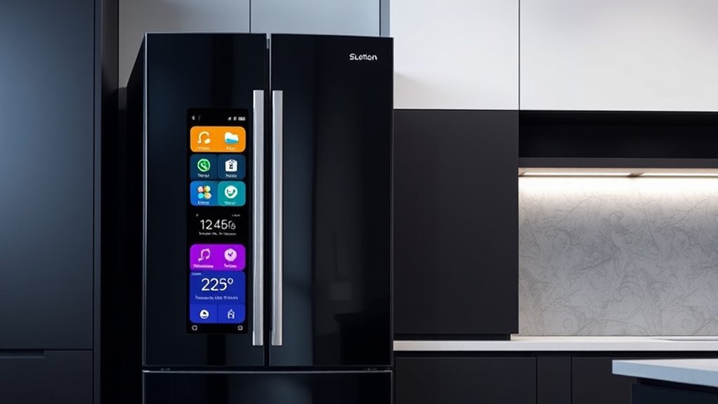 smart refrigerators with touchscreens