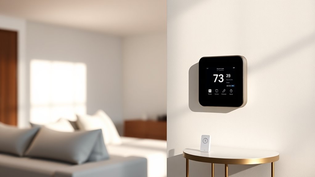 smart thermostat remote placement
