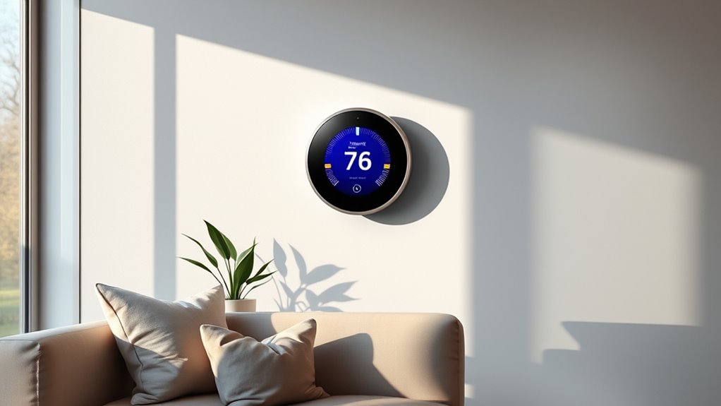 smart thermostats with learning