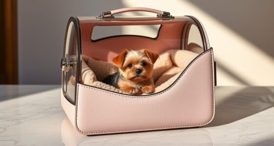 stylish and comfortable pet carriers