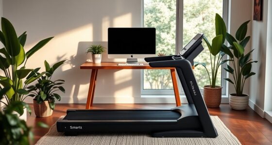 stylish productive treadmill setups