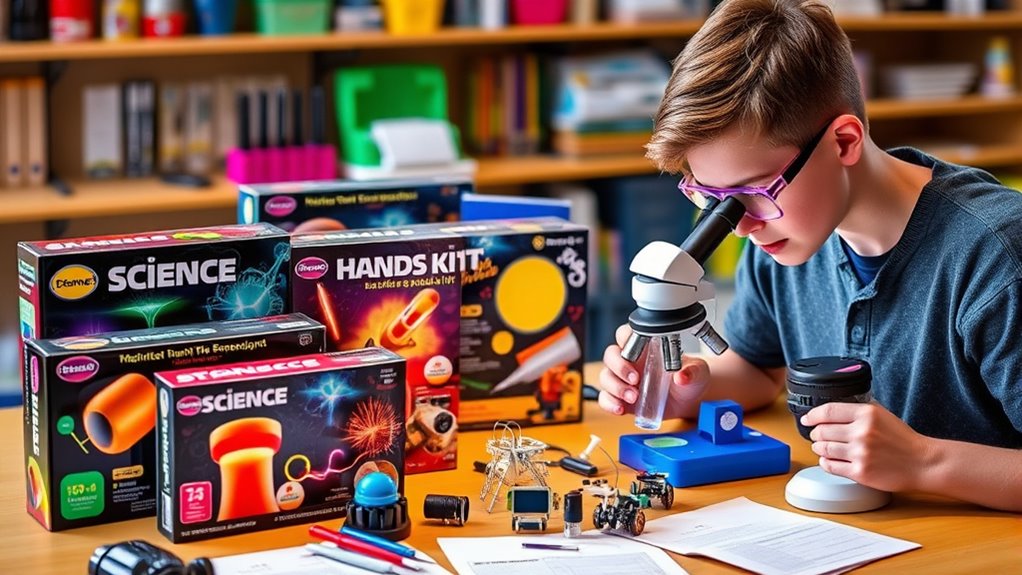 teen science kit selection