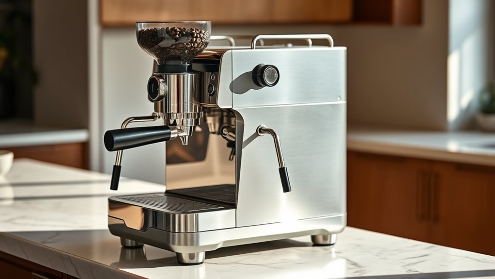top espresso machines with grinders