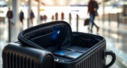 travel friendly luggage with usb