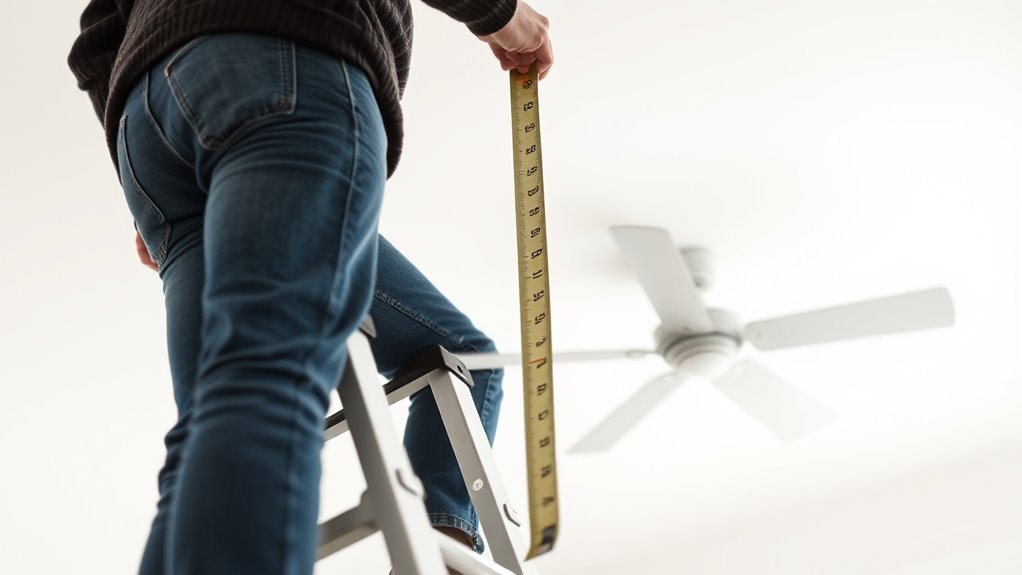 accurate ceiling fan measurements