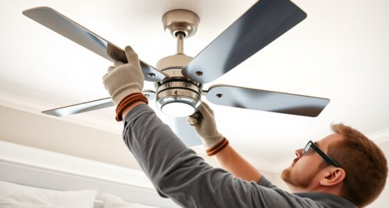 ceiling fan bed safety
