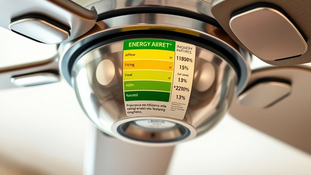 ceiling fan energy ratings