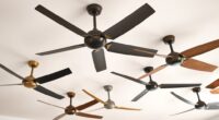 ceiling fan finish styles