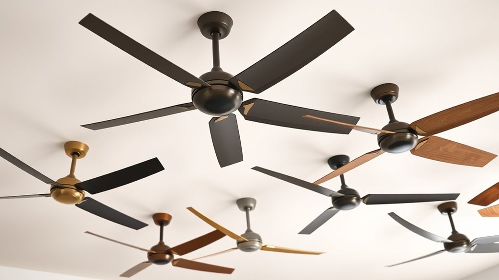ceiling fan finish styles