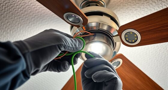 ceiling fan grounding safety
