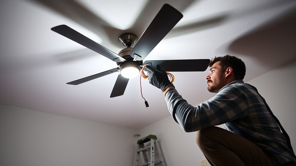 ceiling fan installation challenges