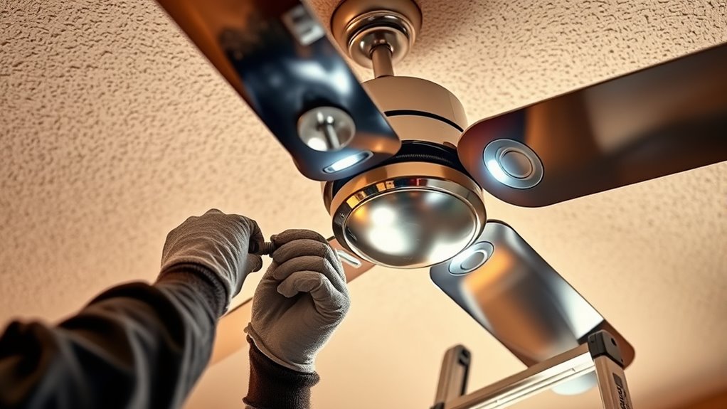 ceiling fan replacement process