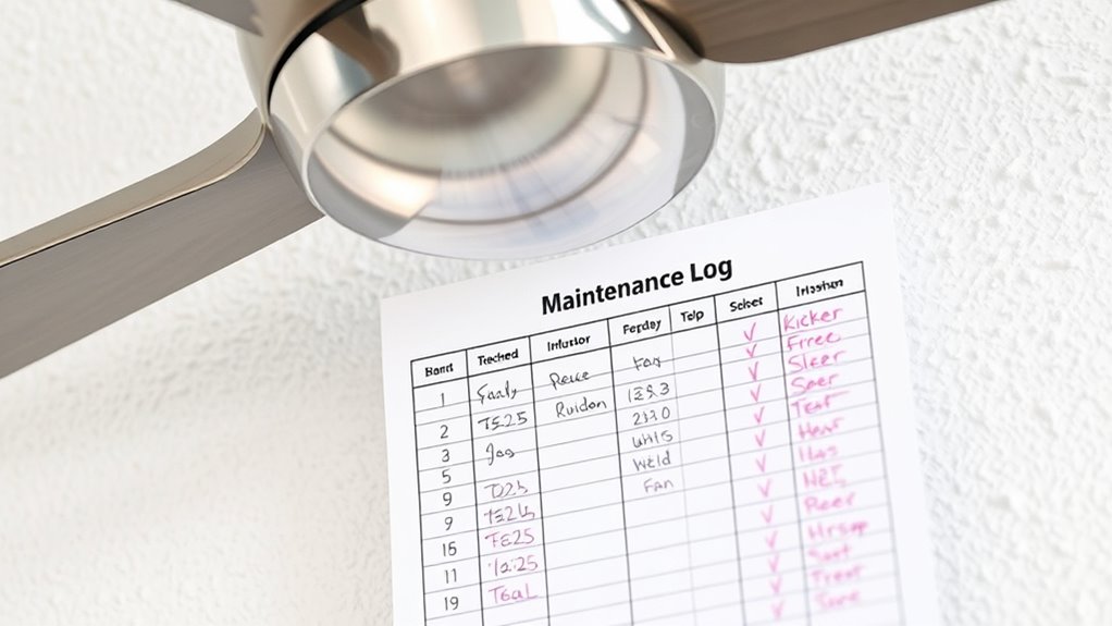 ceiling fan service records