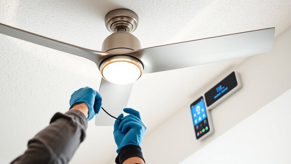 ceiling fan smart installation