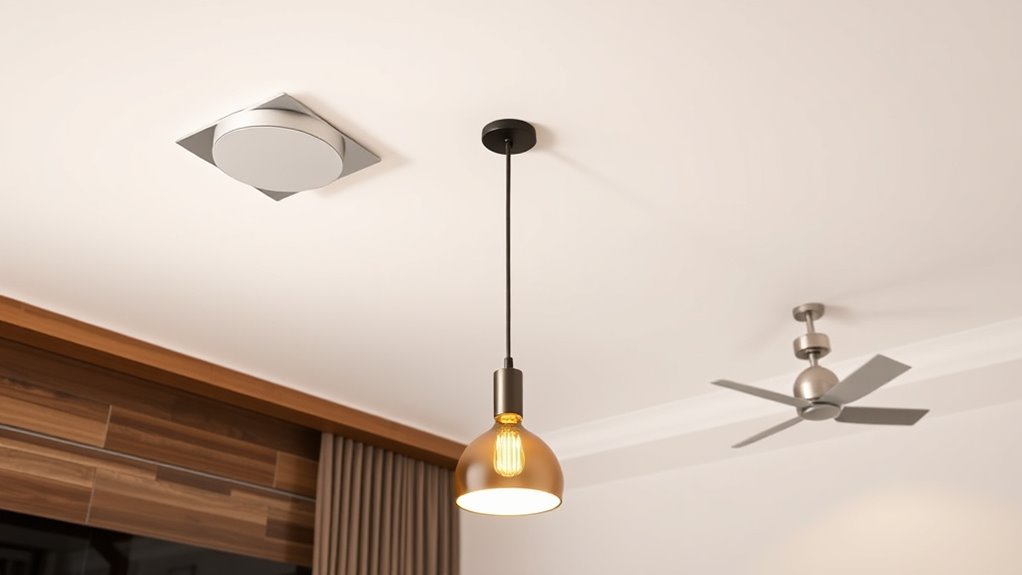 choose ceiling mounting options