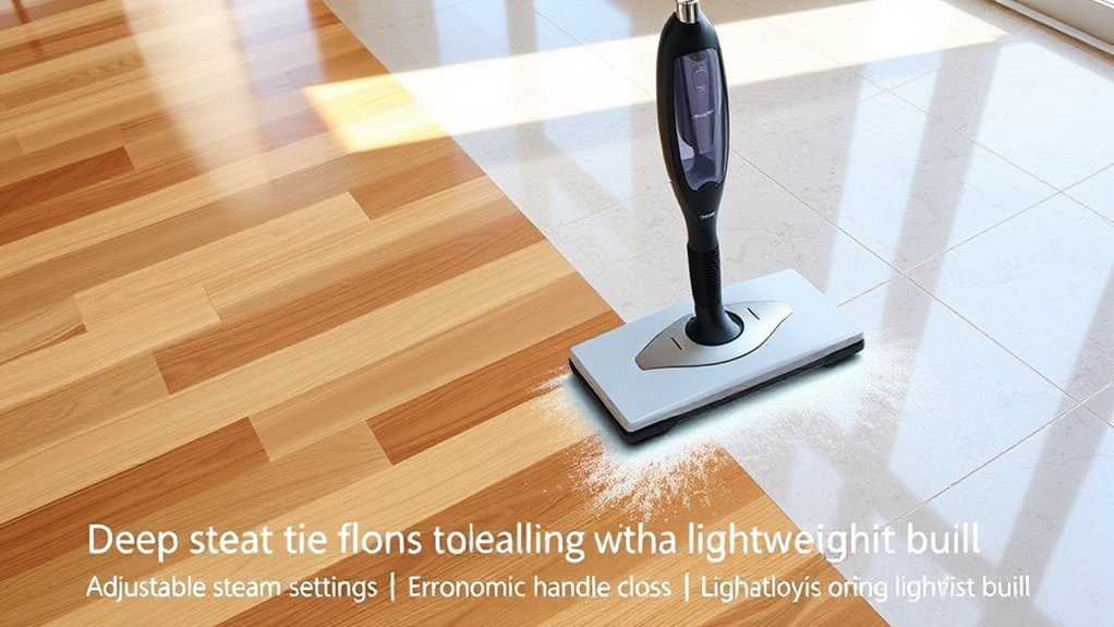 choose safe adjustable steam mop