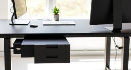 clutter free adjustable sit stand desks