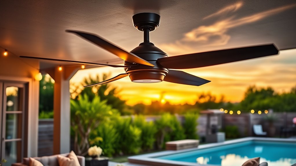 durable weatherproof smart fan