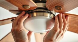 fan blade balance adjustment