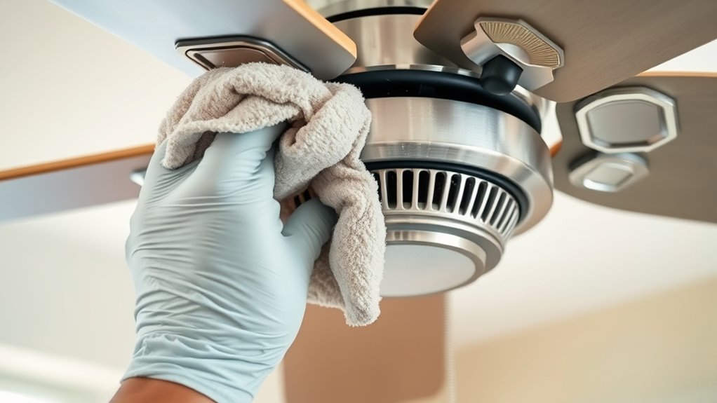 fan motor cleaning tips