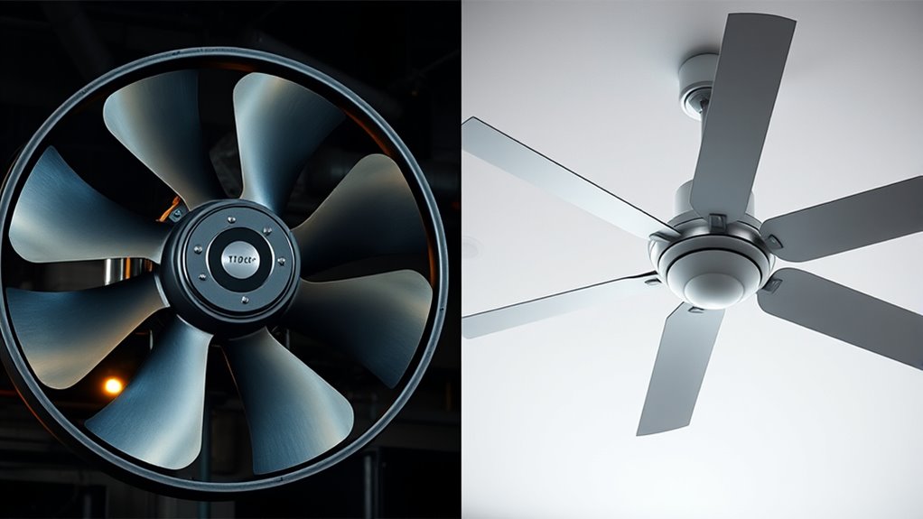 industrial versus residential fan efficiency
