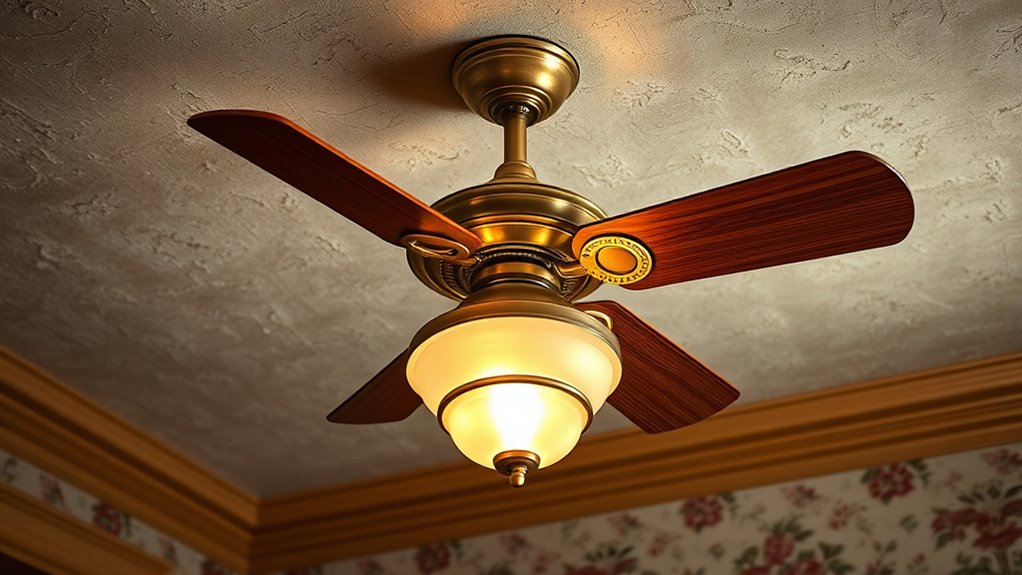 installing fan in vintage home