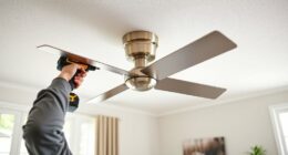 installing flush mount ceiling fan