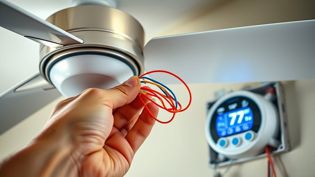 integrate fan with thermostat