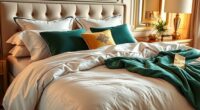 luxury king bed bedding