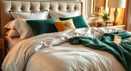 luxury king bed bedding
