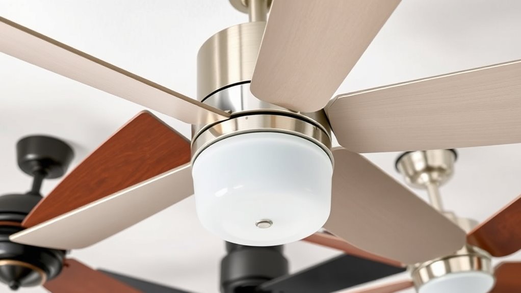 matching fan style finishes