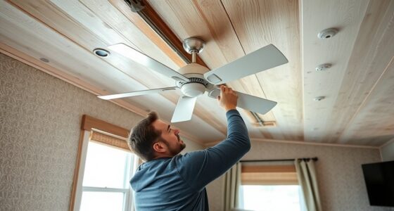 mobile home ceiling fan installation