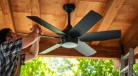 outdoor ceiling fan installation