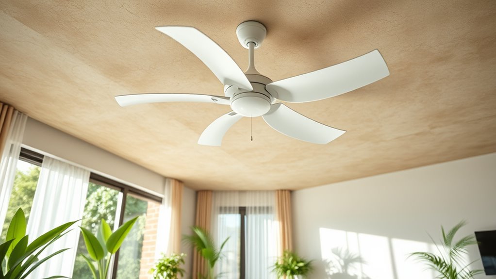 passive cooling with ceiling fans