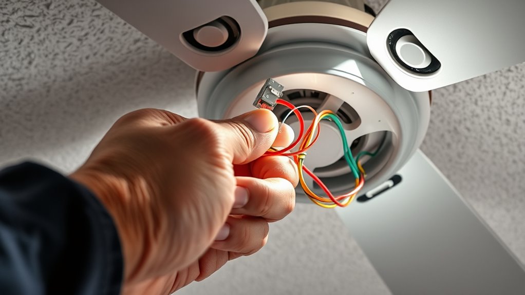 proper ceiling fan wiring