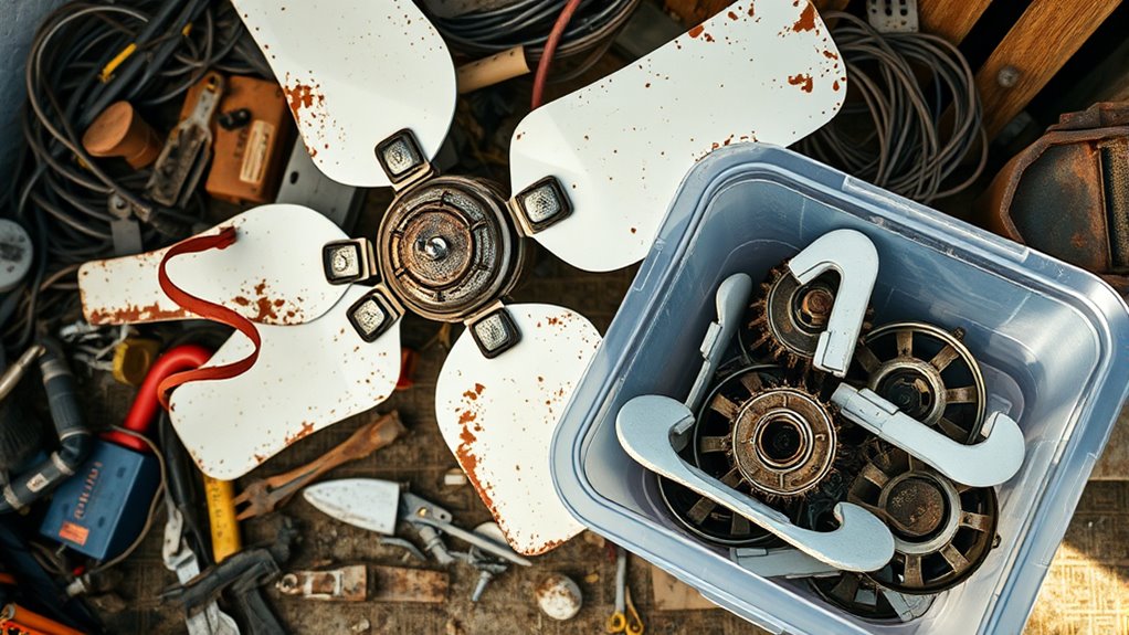 recycle ceiling fan responsibly