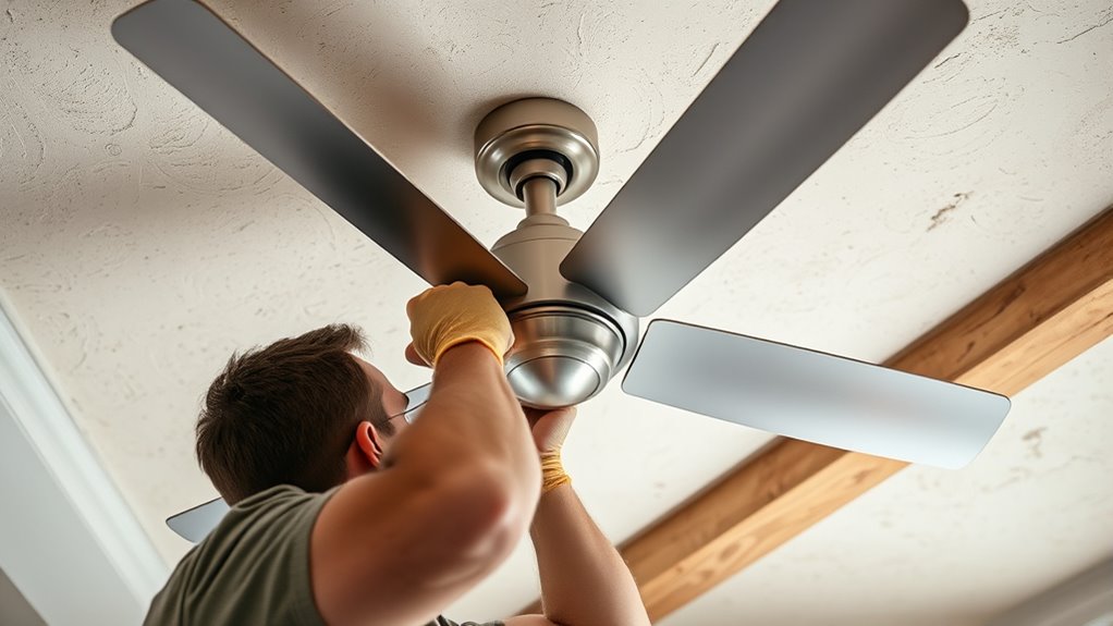 safe compatible ceiling fan retrofit