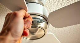 secure ceiling fan screws