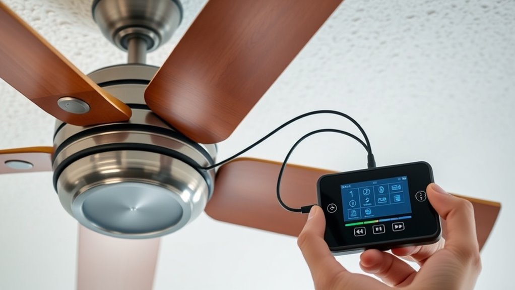 secure wiring and support