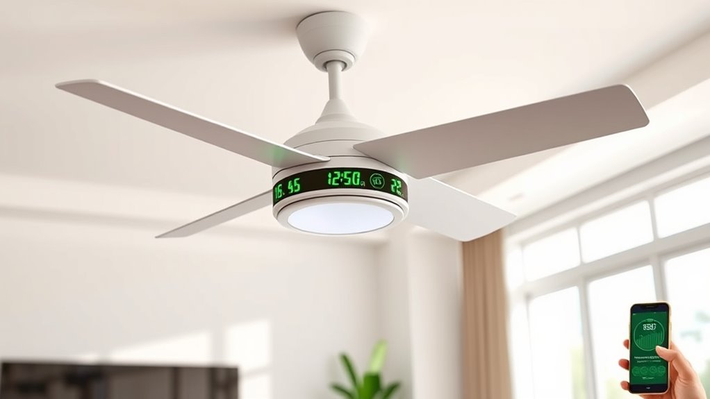 smart energy efficient ceiling fans