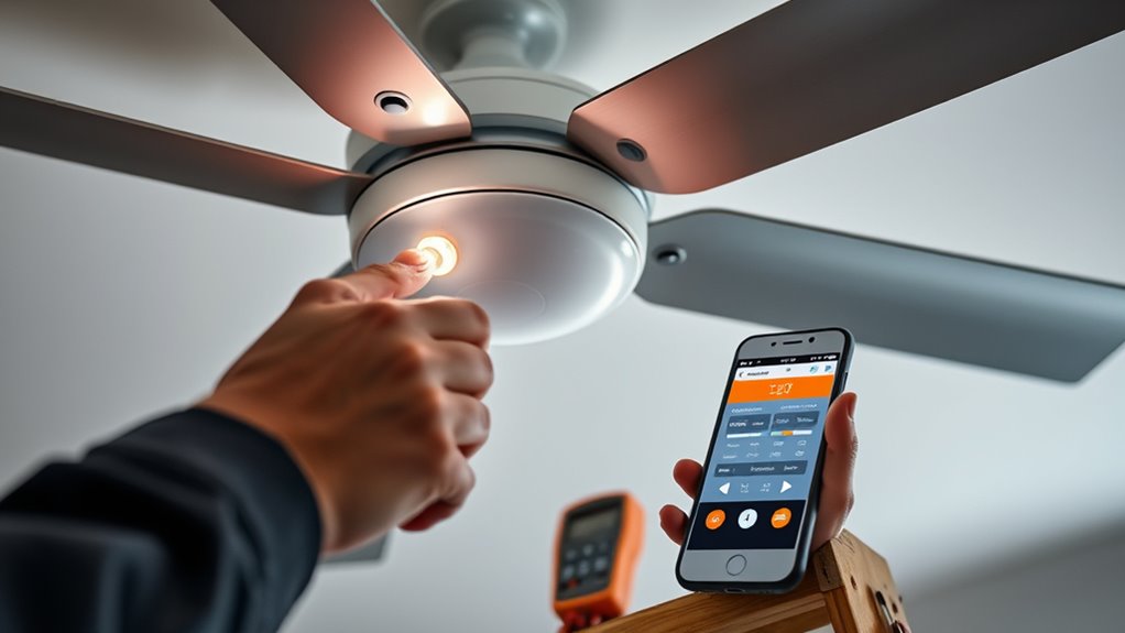 smart fan connection troubleshooting