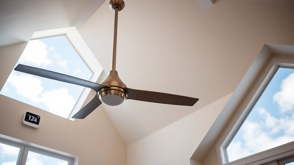 smart weather based ceiling fan automation