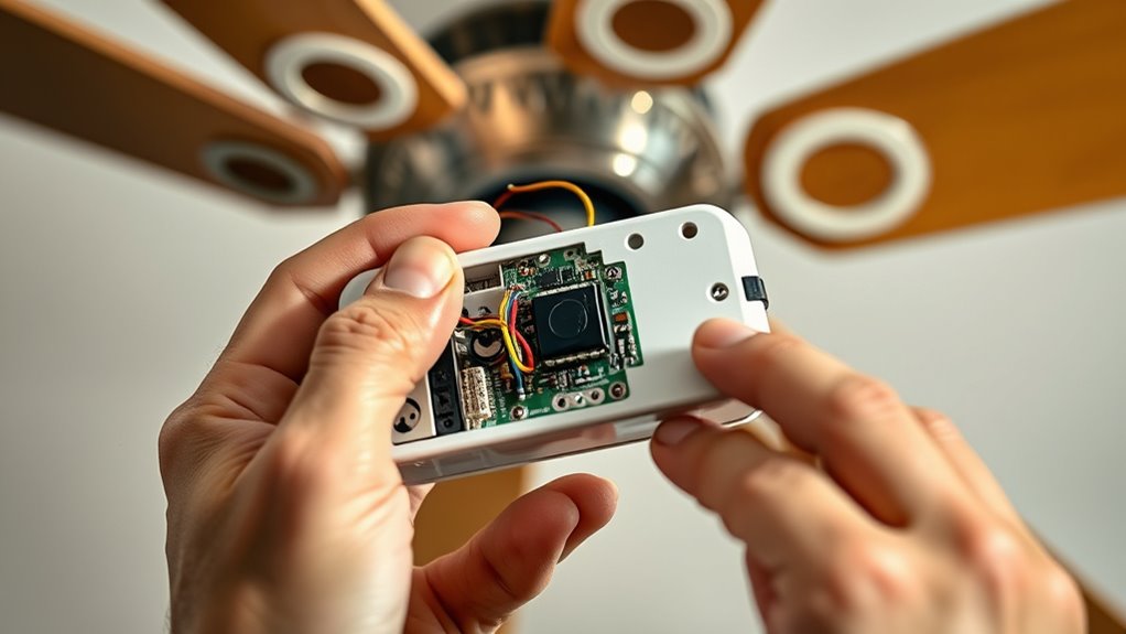 troubleshooting fan remote control