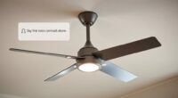 voice activated fan scheduling