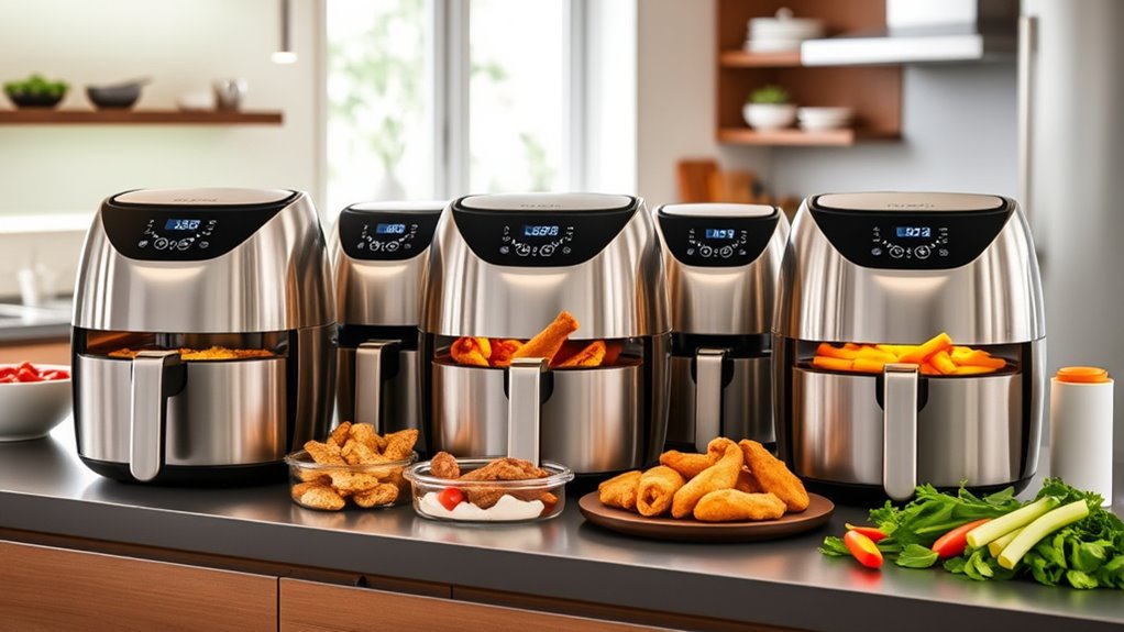 large family air fryers