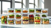 top glass meal containers
