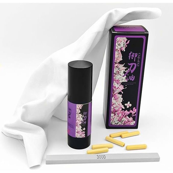 Katana Cleaning Kit - 4 Pieces with Oil and Stone