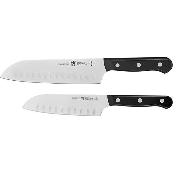 Henckels Solution 2-Pc Knife Set with Santoku Knives