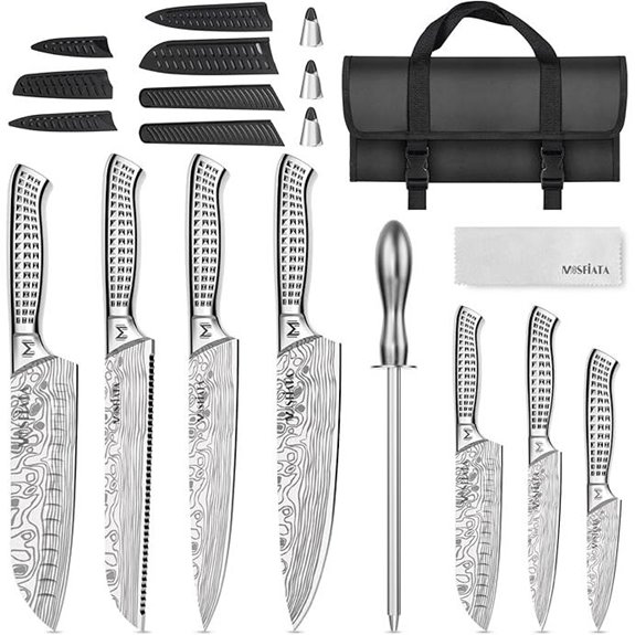 MOSFiATA 12-Piece Japanese Kitchen Knife Set