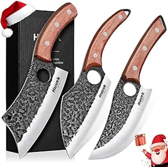 Huusk 3-Piece Japanese Meat Knives Set